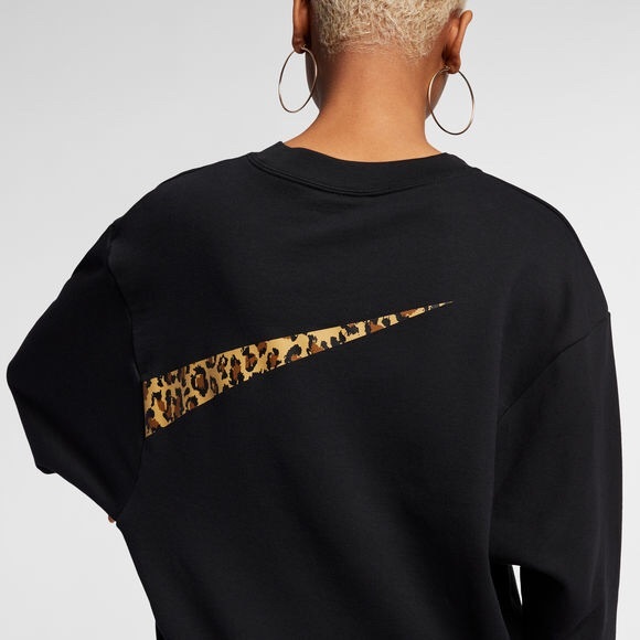 NWT Nike animal print sportswear Crew - Picture 5 of 6